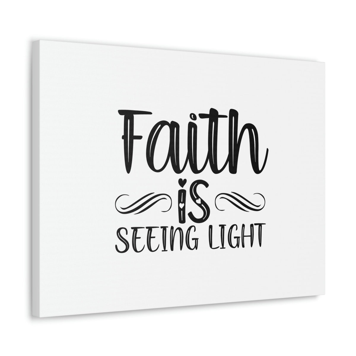 Scripture Walls Faith Is Seeing Light Hebrews 11:1 Christian Wall Art Bible Verse Print Ready to Hang Unframed-Express Your Love Gifts