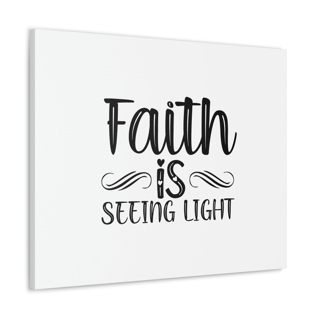 Scripture Walls Faith Is Seeing Light Hebrews 11:1 Christian Wall Art Bible Verse Print Ready to Hang Unframed-Express Your Love Gifts