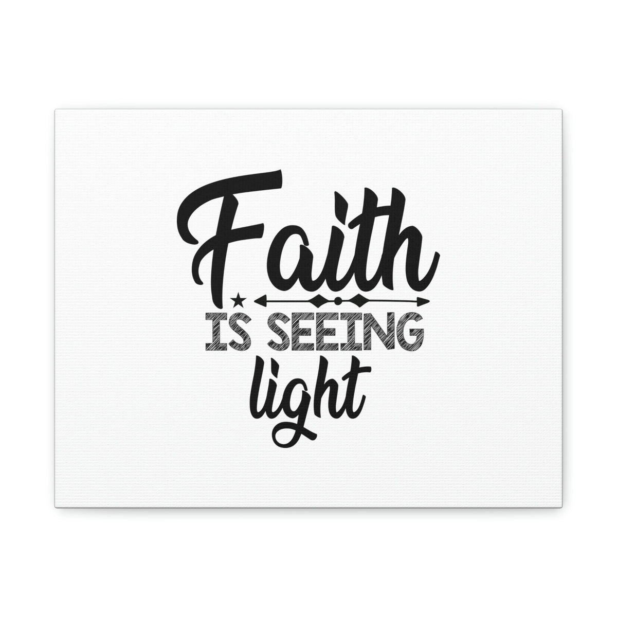 Scripture Walls Faith Is Seeing Light Hebrews 11:1 Christian Wall Art Bible Verse Print Ready to Hang Unframed-Express Your Love Gifts