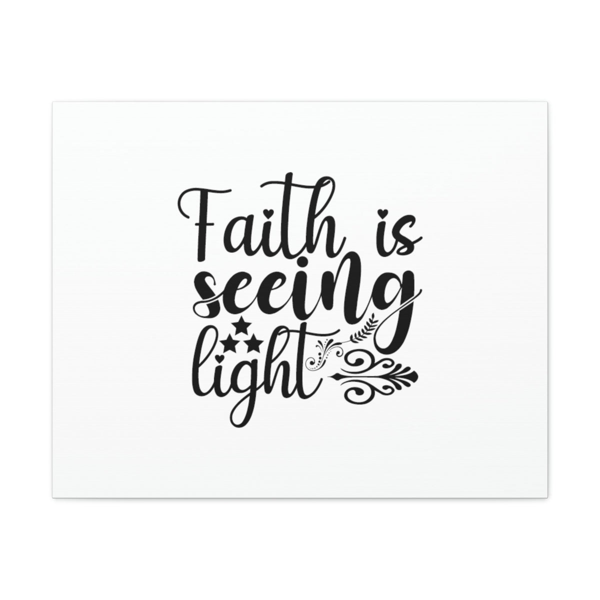 Scripture Walls Faith Is Seeing Light Hebrews 11:1 Stars Christian Wall Art Bible Verse Print Ready to Hang Unframed-Express Your Love Gifts