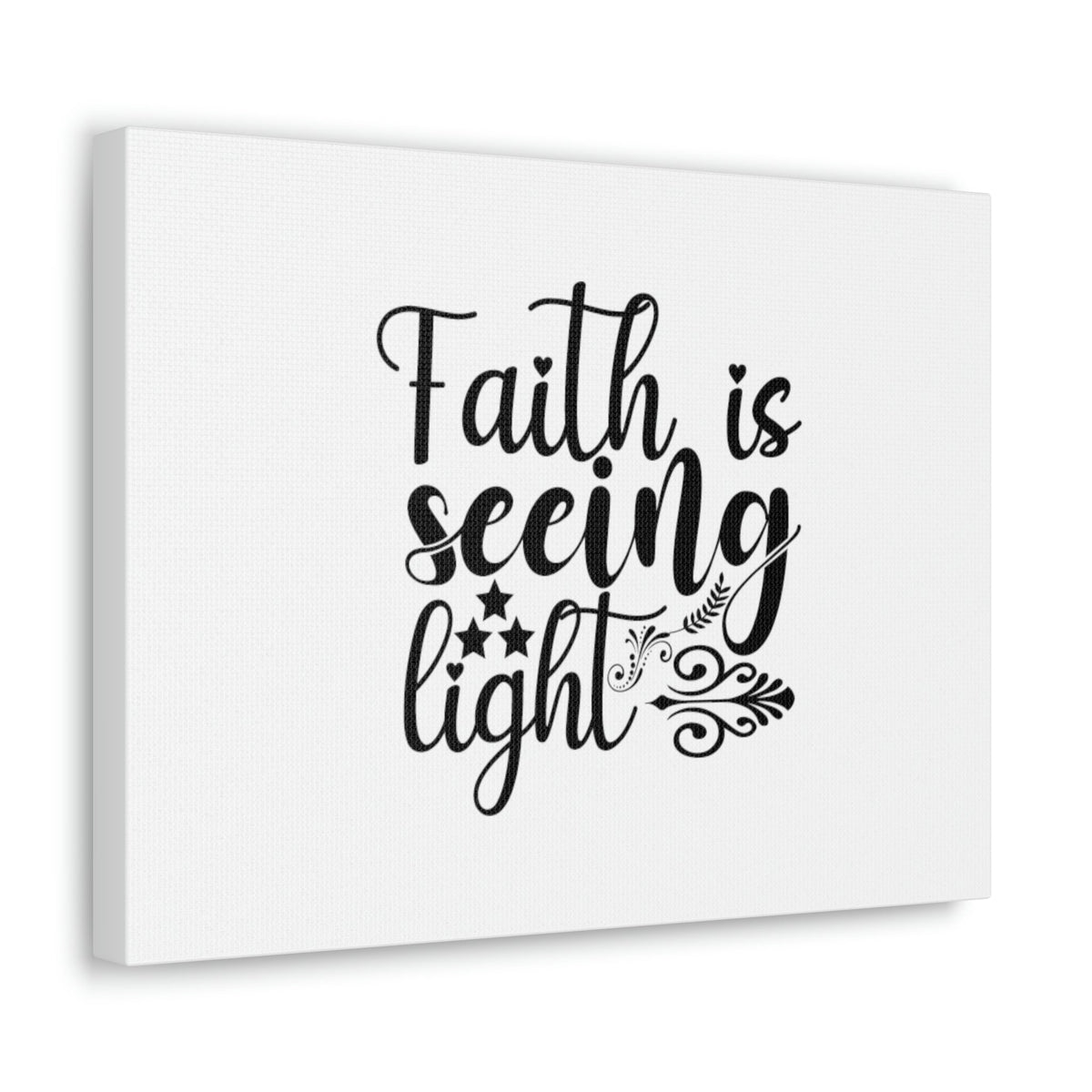 Scripture Walls Faith Is Seeing Light Hebrews 11:1 Stars Christian Wall Art Bible Verse Print Ready to Hang Unframed-Express Your Love Gifts