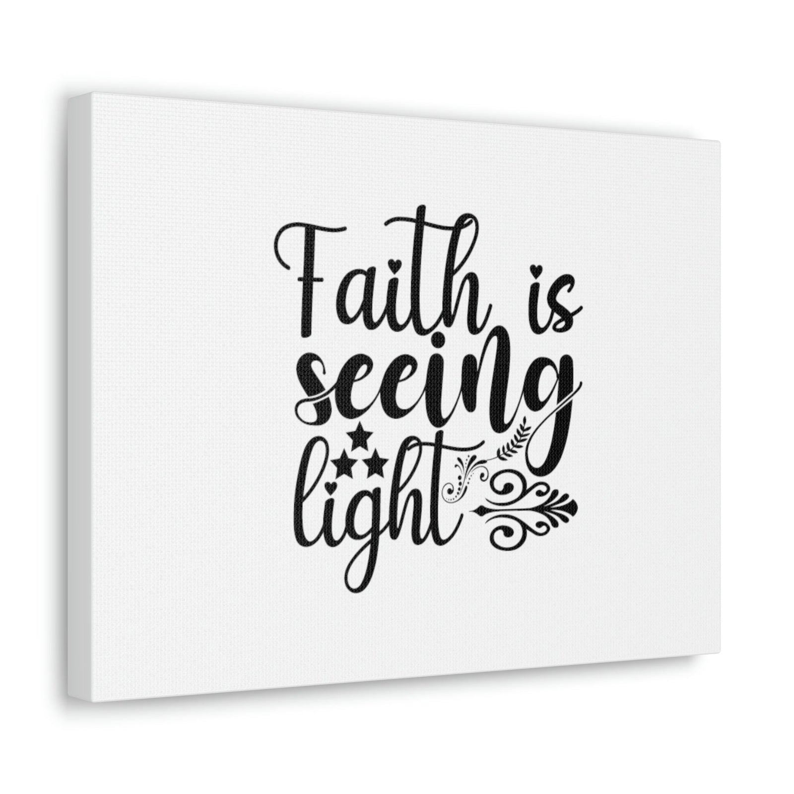Scripture Walls Faith Is Seeing Light Hebrews 11:1 Stars Christian Wall Art Bible Verse Print Ready to Hang Unframed-Express Your Love Gifts