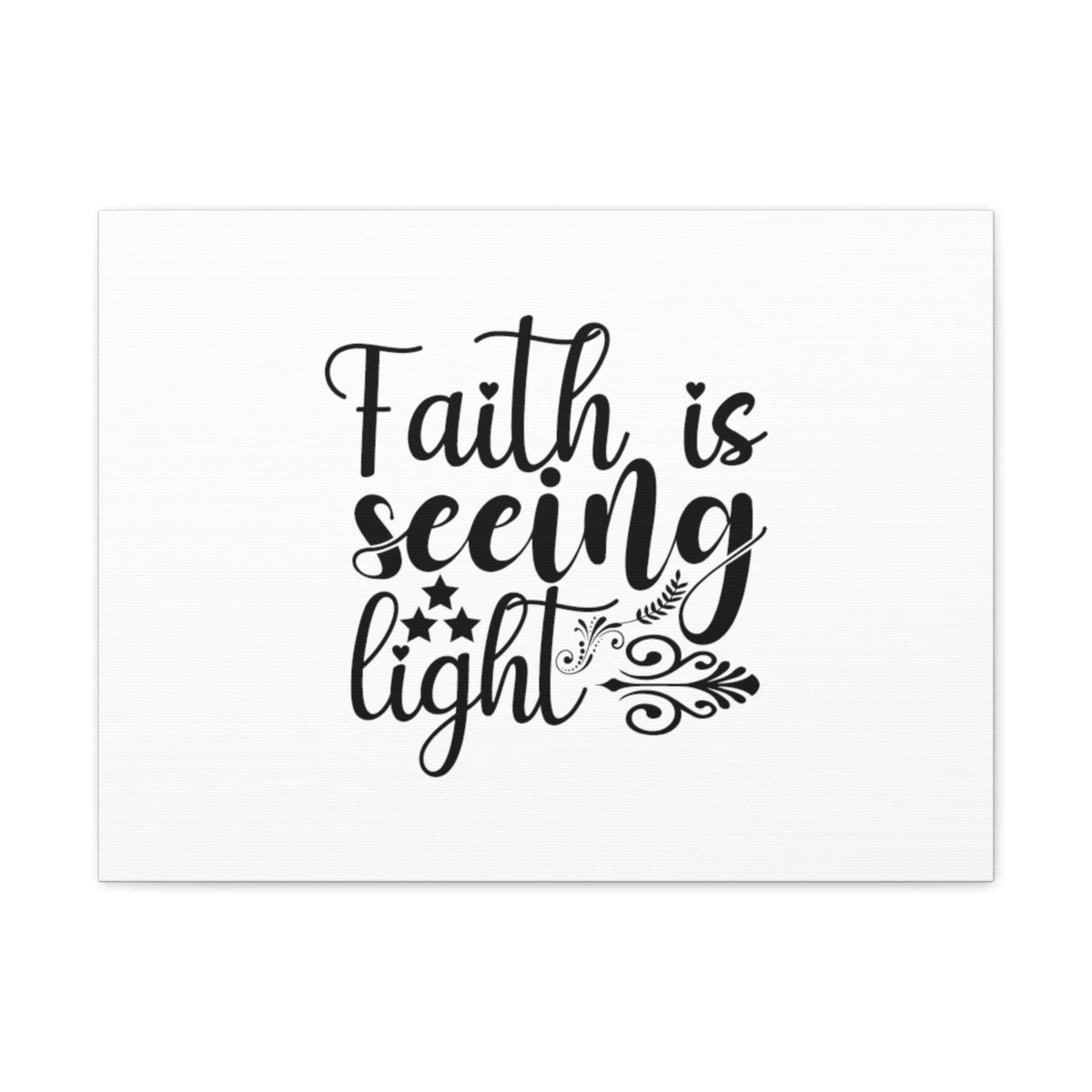 Scripture Walls Faith Is Seeing Light Hebrews 11:1 Stars Christian Wall Art Bible Verse Print Ready to Hang Unframed-Express Your Love Gifts