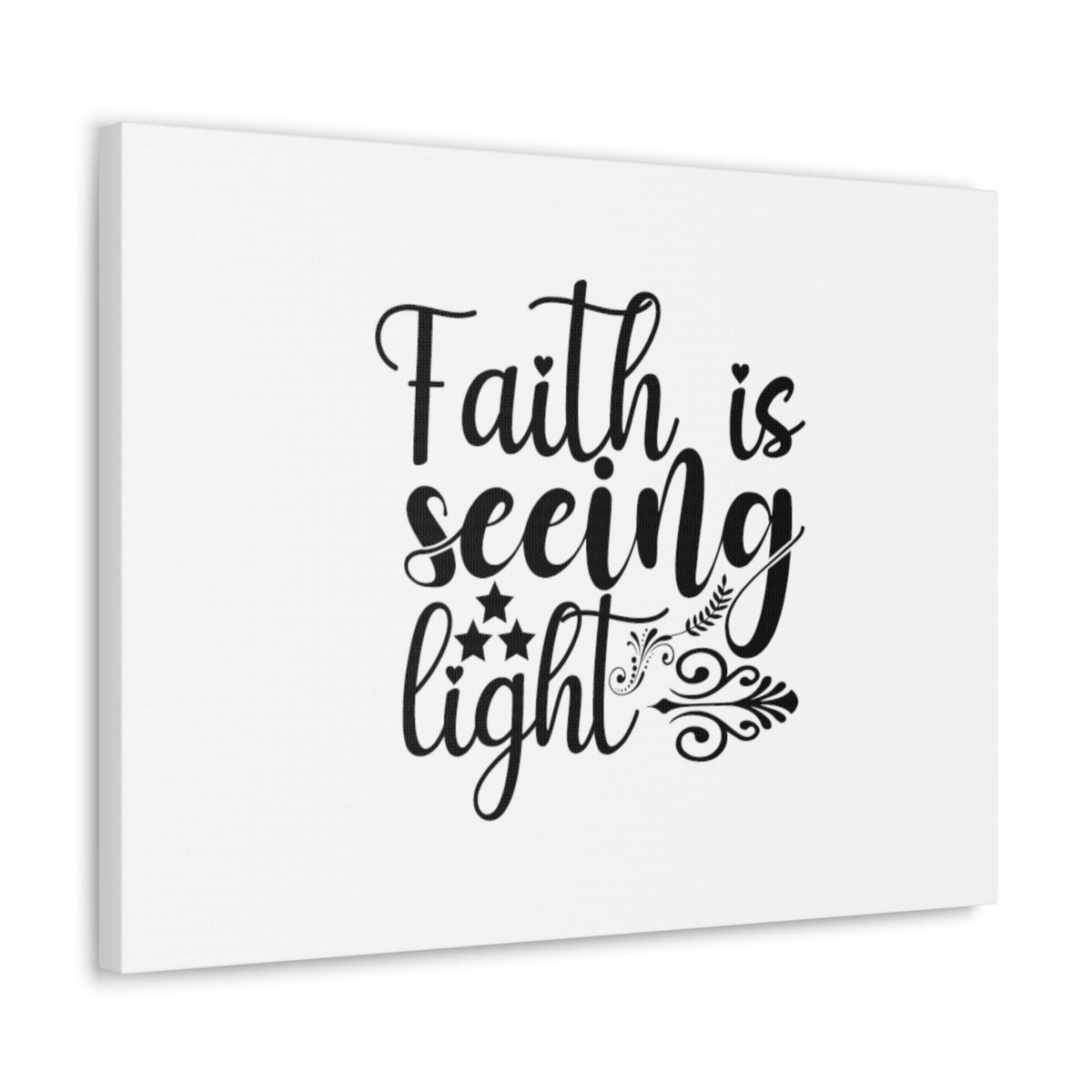 Scripture Walls Faith Is Seeing Light Hebrews 11:1 Stars Christian Wall Art Bible Verse Print Ready to Hang Unframed-Express Your Love Gifts