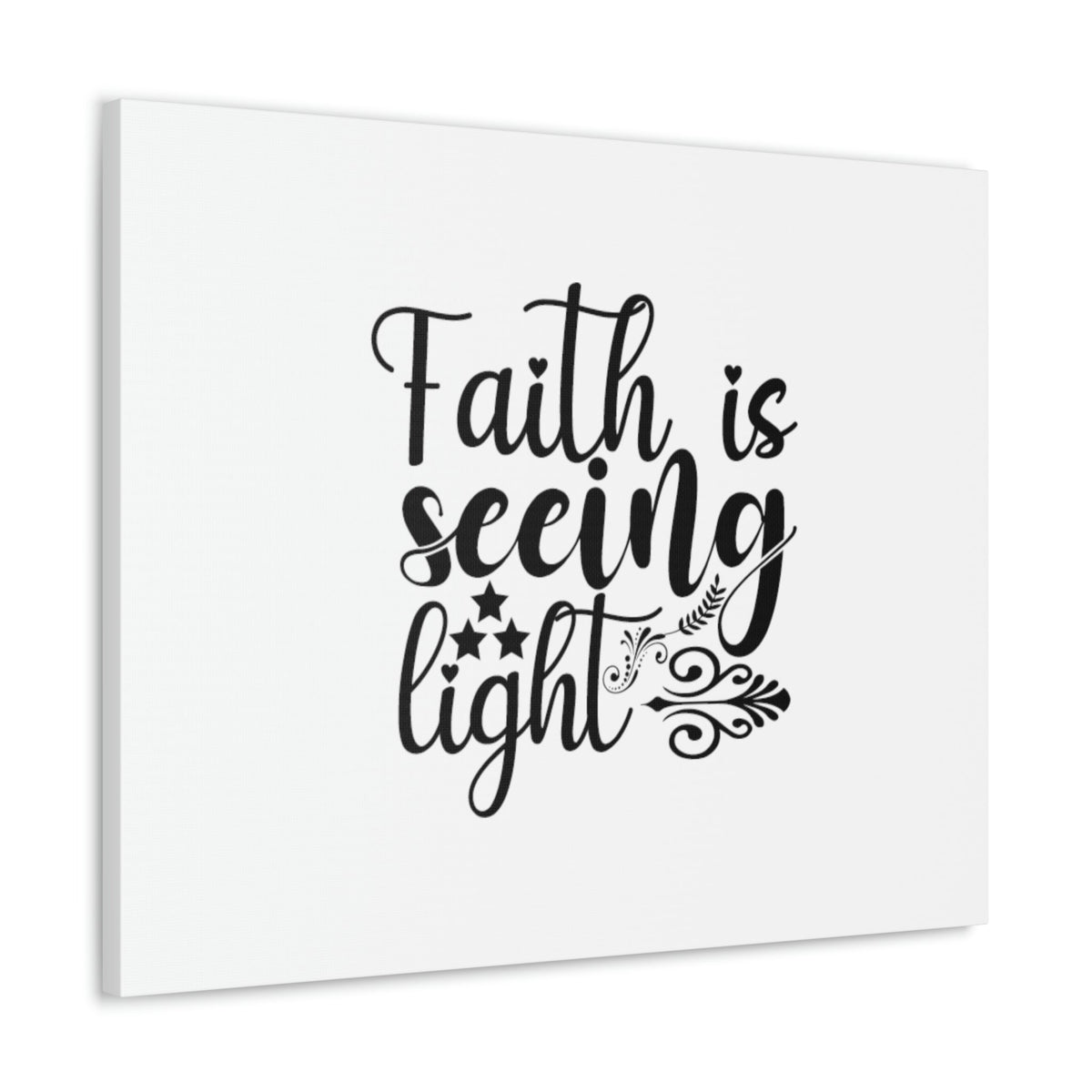 Scripture Walls Faith Is Seeing Light Hebrews 11:1 Stars Christian Wall Art Bible Verse Print Ready to Hang Unframed-Express Your Love Gifts