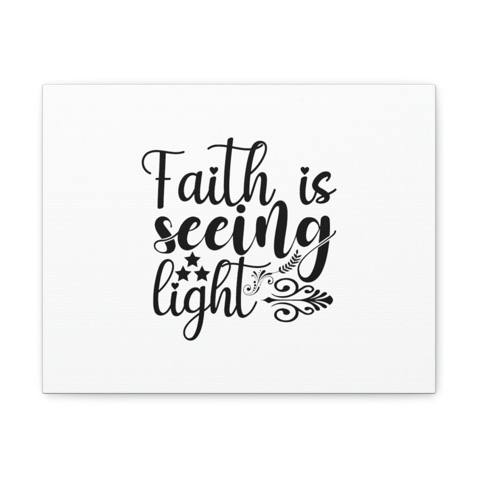 Scripture Walls Faith Is Seeing Light Hebrews 11:1 Stars Christian Wall Art Bible Verse Print Ready to Hang Unframed-Express Your Love Gifts