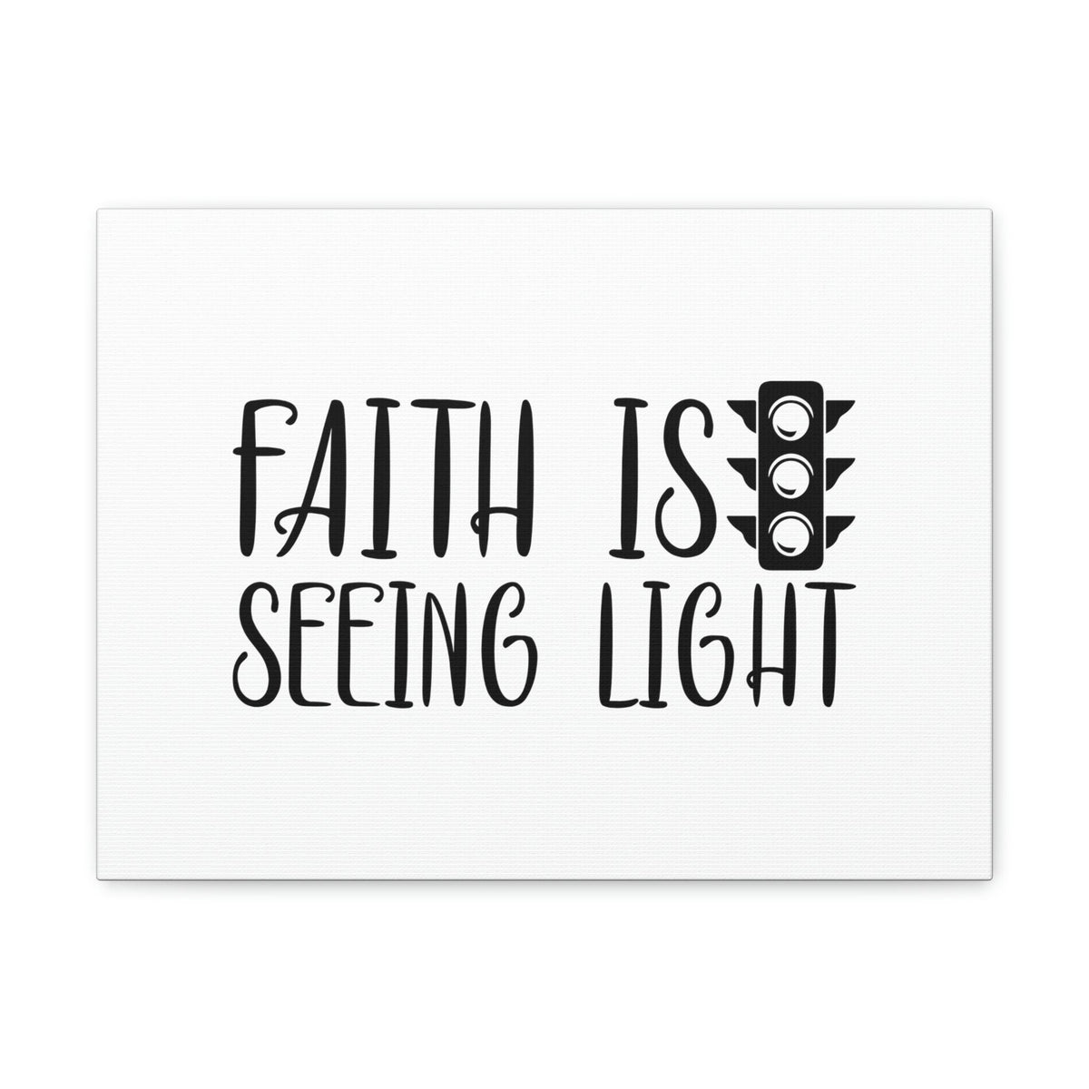 Scripture Walls Faith Is Seeing Light Hebrews 11:1 Traffic Light Christian Wall Art Bible Verse Print Ready to Hang Unframed-Express Your Love Gifts