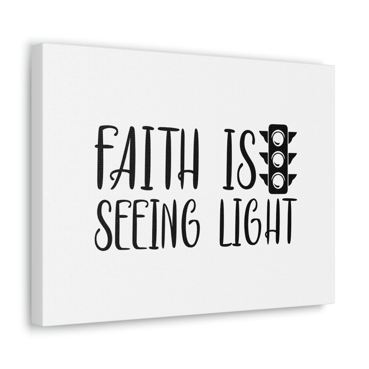 Scripture Walls Faith Is Seeing Light Hebrews 11:1 Traffic Light Christian Wall Art Bible Verse Print Ready to Hang Unframed-Express Your Love Gifts