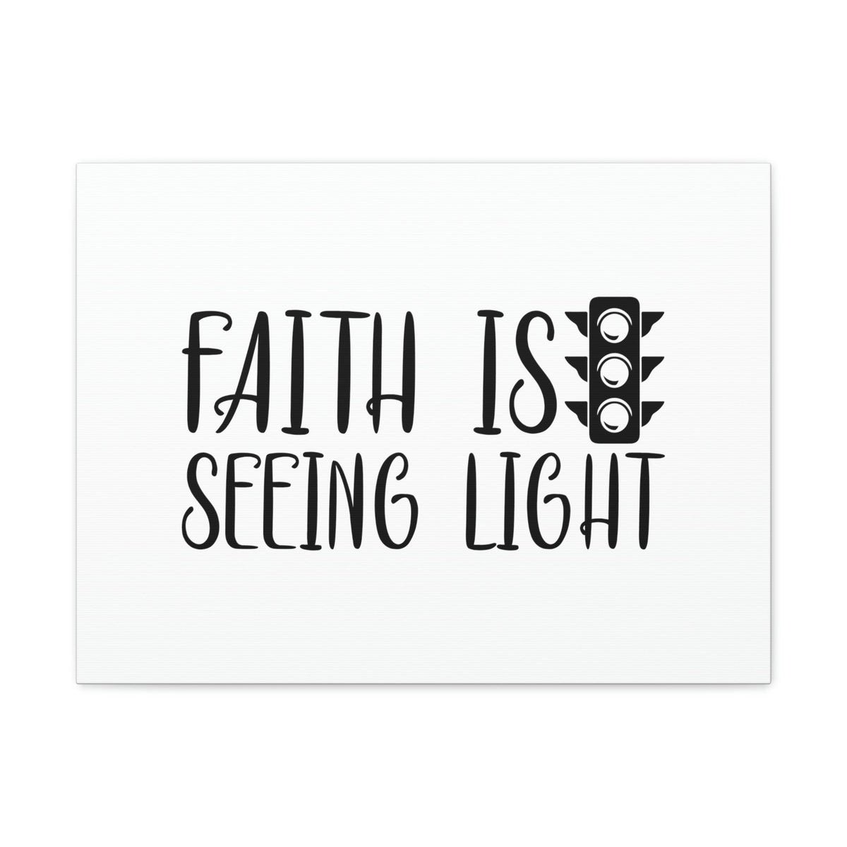 Scripture Walls Faith Is Seeing Light Hebrews 11:1 Traffic Light Christian Wall Art Bible Verse Print Ready to Hang Unframed-Express Your Love Gifts
