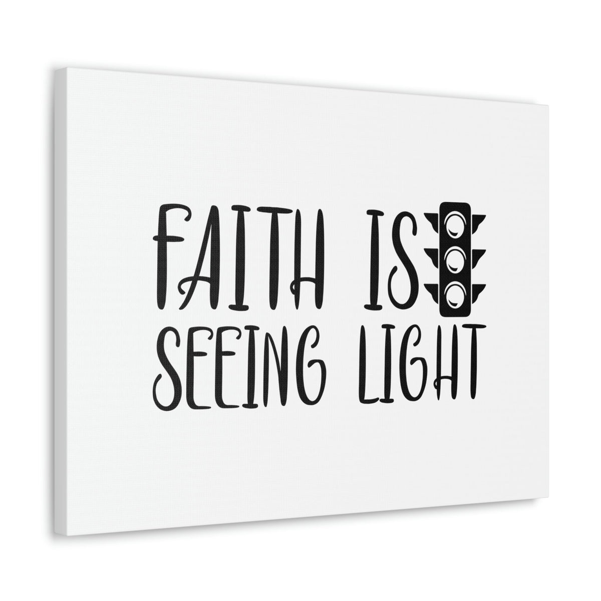 Scripture Walls Faith Is Seeing Light Hebrews 11:1 Traffic Light Christian Wall Art Bible Verse Print Ready to Hang Unframed-Express Your Love Gifts