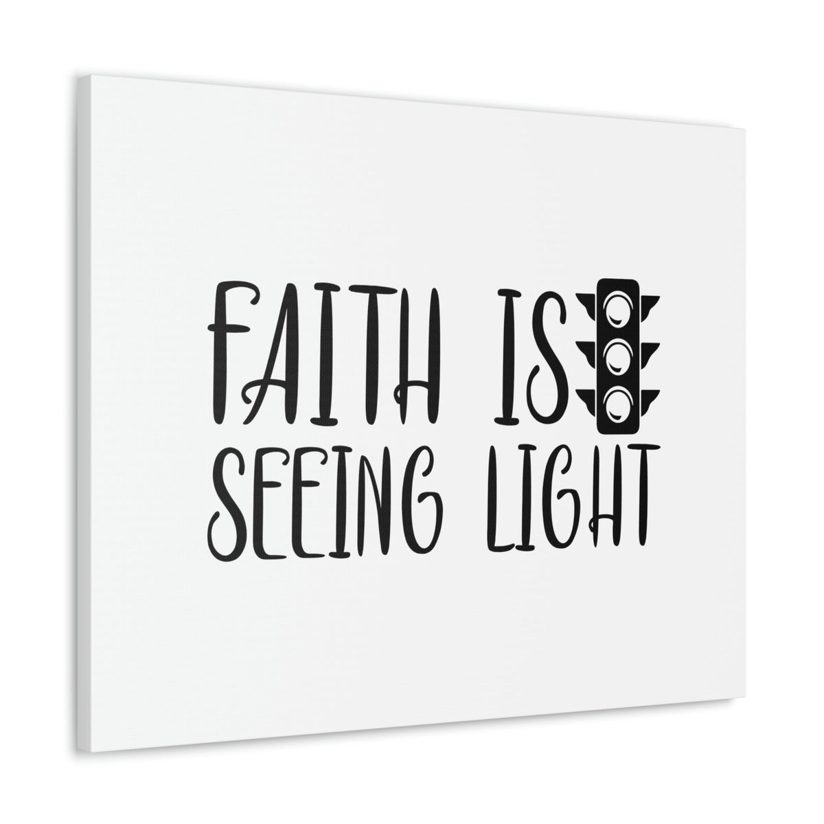 Scripture Walls Faith Is Seeing Light Hebrews 11:1 Traffic Light Christian Wall Art Bible Verse Print Ready to Hang Unframed-Express Your Love Gifts