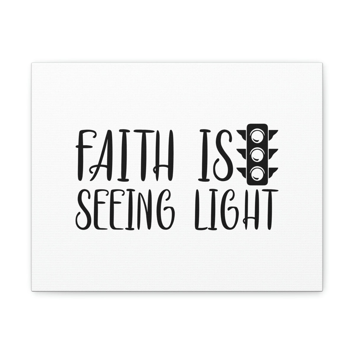 Scripture Walls Faith Is Seeing Light Hebrews 11:1 Traffic Light Christian Wall Art Bible Verse Print Ready to Hang Unframed-Express Your Love Gifts