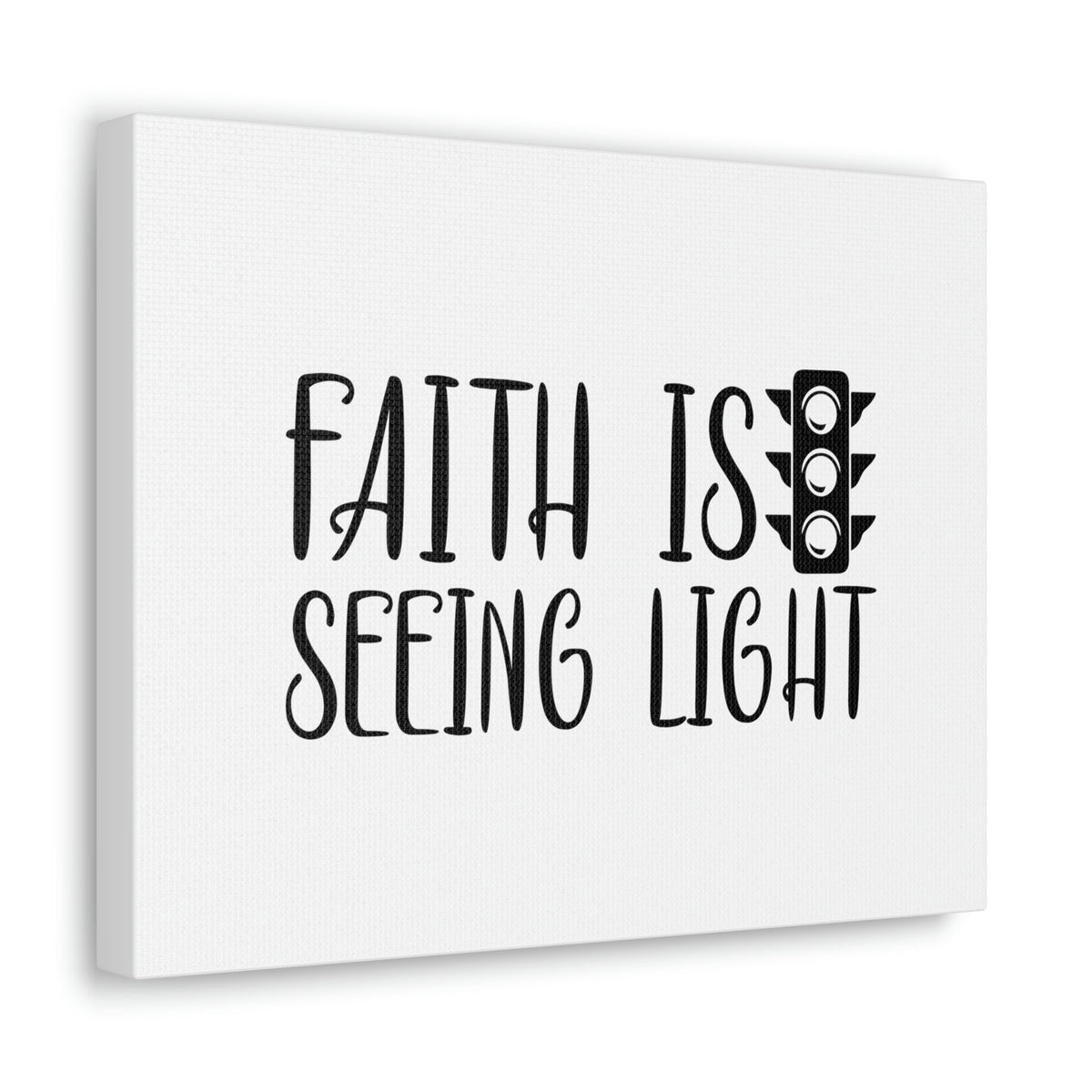 Scripture Walls Faith Is Seeing Light Hebrews 11:1 Traffic Light Christian Wall Art Bible Verse Print Ready to Hang Unframed-Express Your Love Gifts
