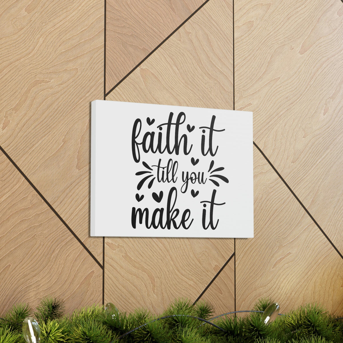 Scripture Walls Faith It Till You Make It Isaiah 26:4 Christian Wall Art Bible Verse Print Ready to Hang Unframed-Express Your Love Gifts
