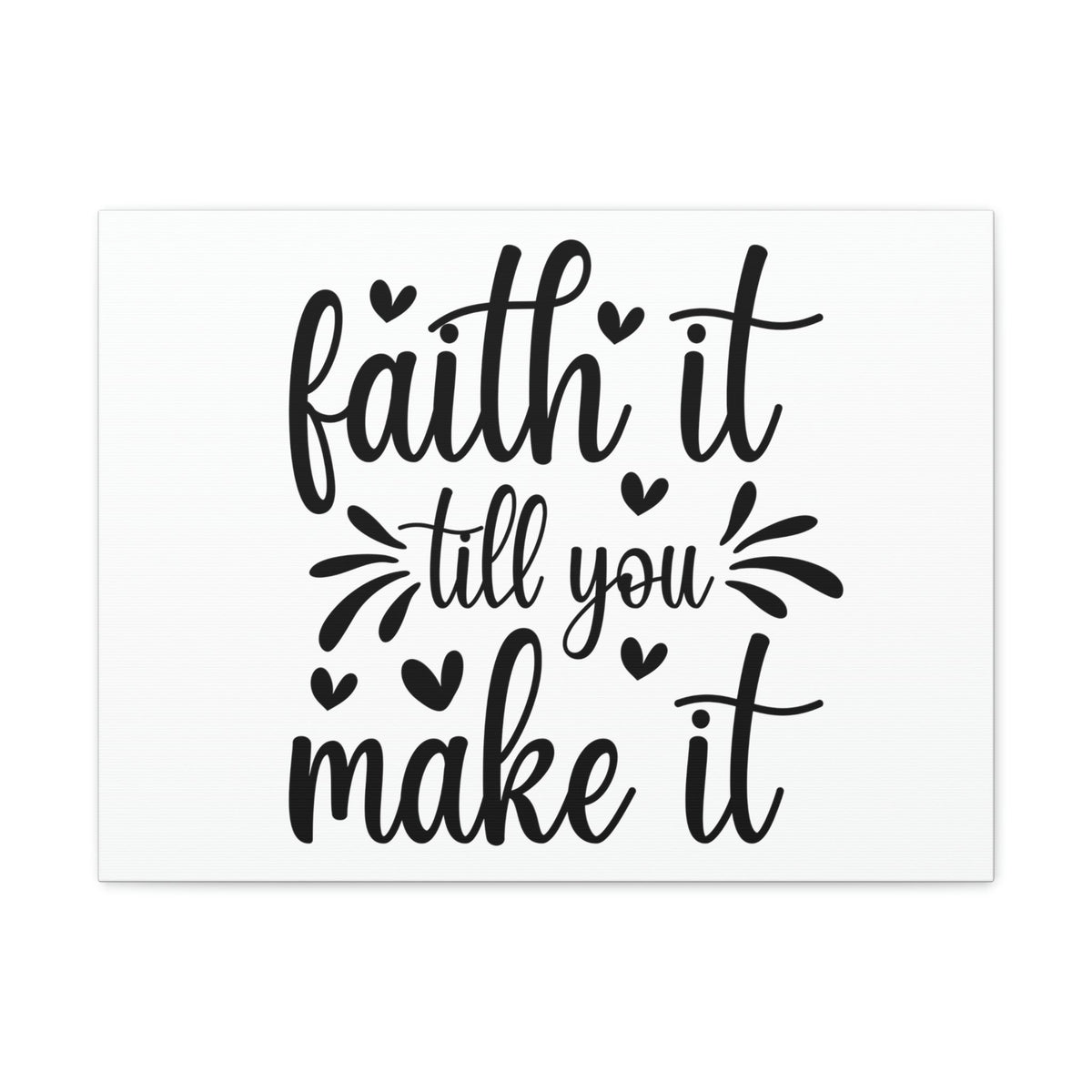 Scripture Walls Faith It Till You Make It Isaiah 26:4 Christian Wall Art Bible Verse Print Ready to Hang Unframed-Express Your Love Gifts
