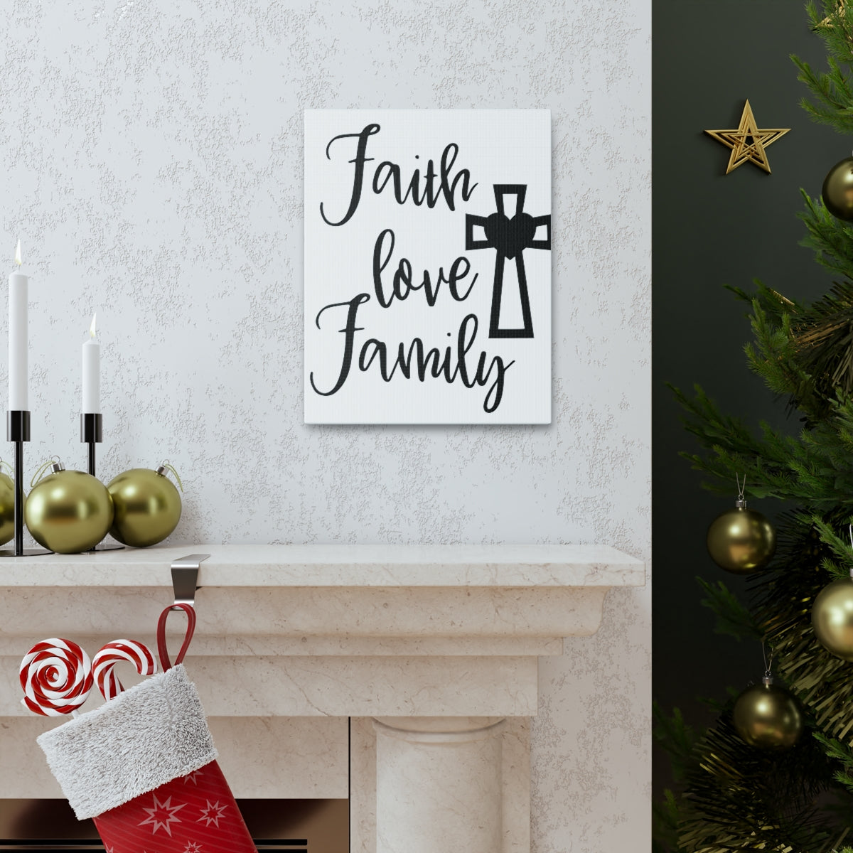 Scripture Walls Faith Love And Family Exodus 20:12 Christian Wall Art Print Ready to Hang Unframed-Express Your Love Gifts