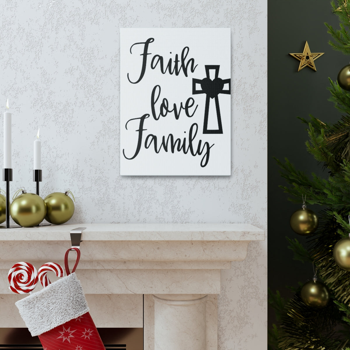 Scripture Walls Faith Love And Family Exodus 20:12 Christian Wall Art Print Ready to Hang Unframed-Express Your Love Gifts