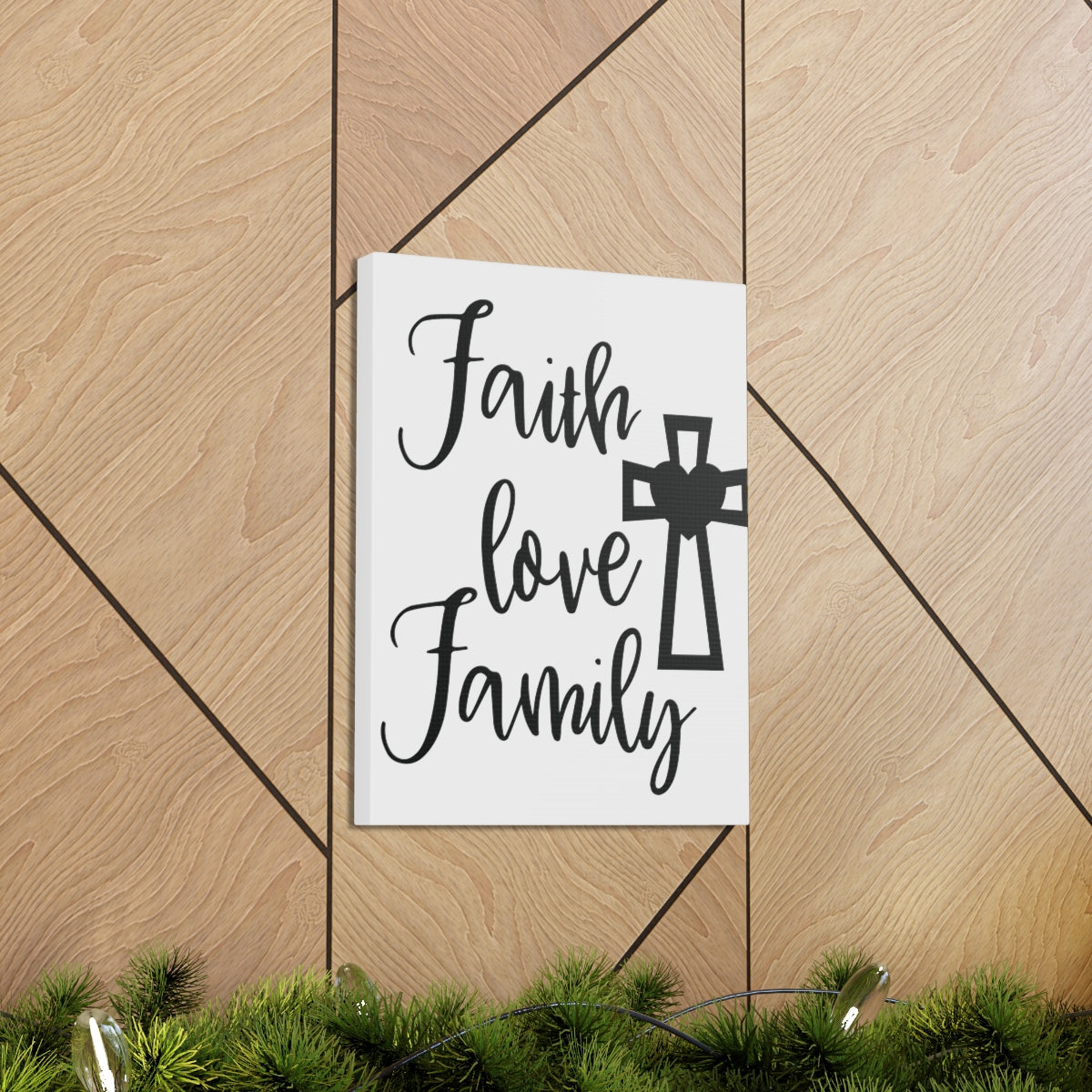 Scripture Walls Faith Love And Family Exodus 20:12 Christian Wall Art Print Ready to Hang Unframed-Express Your Love Gifts