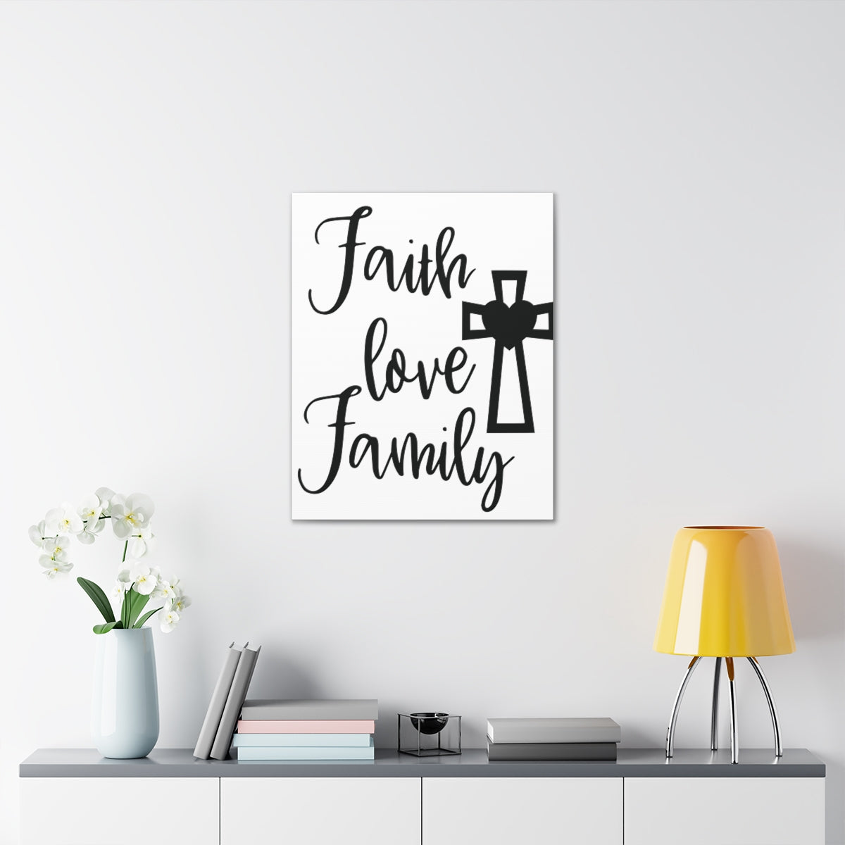 Scripture Walls Faith Love And Family Exodus 20:12 Christian Wall Art Print Ready to Hang Unframed-Express Your Love Gifts