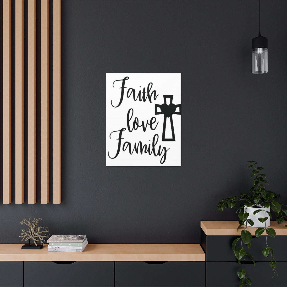 Scripture Walls Faith Love And Family Exodus 20:12 Christian Wall Art Print Ready to Hang Unframed-Express Your Love Gifts