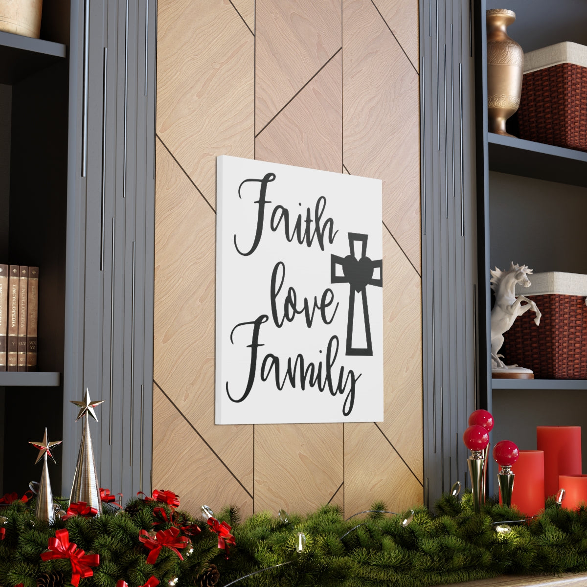 Scripture Walls Faith Love And Family Exodus 20:12 Christian Wall Art Print Ready to Hang Unframed-Express Your Love Gifts
