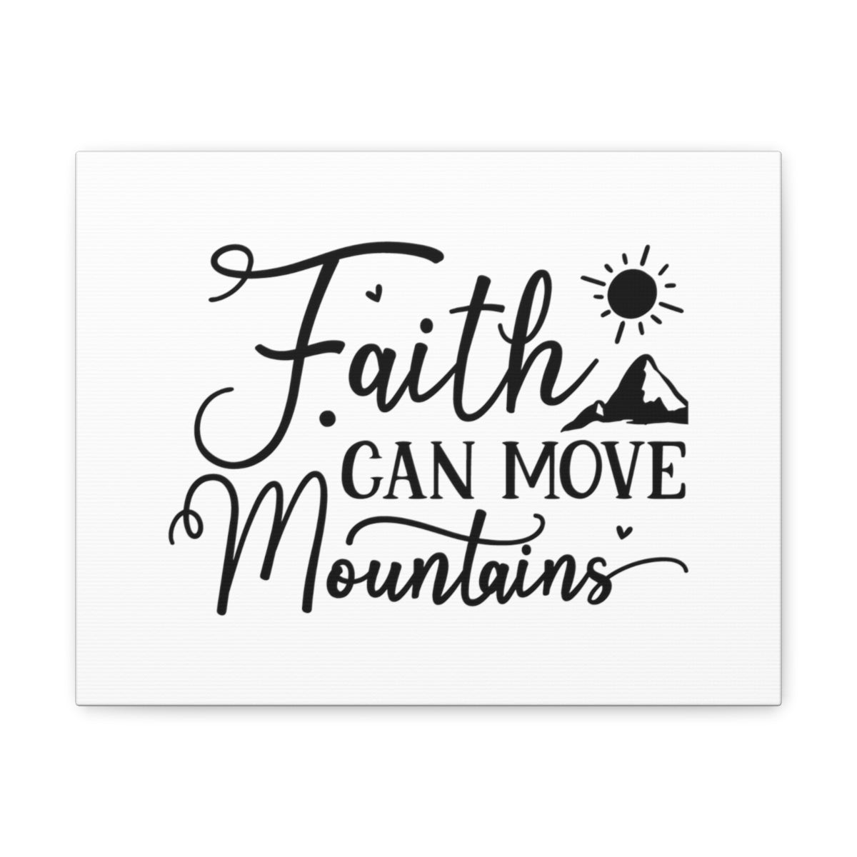 Scripture Walls Faith Mountains Mark 9:23 Christian Wall Art Bible Verse Print Ready to Hang Unframed-Express Your Love Gifts