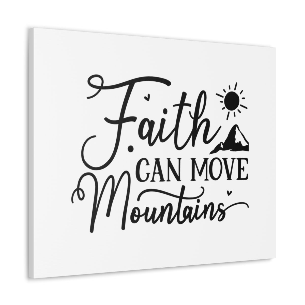 Scripture Walls Faith Mountains Mark 9:23 Christian Wall Art Bible Verse Print Ready to Hang Unframed-Express Your Love Gifts