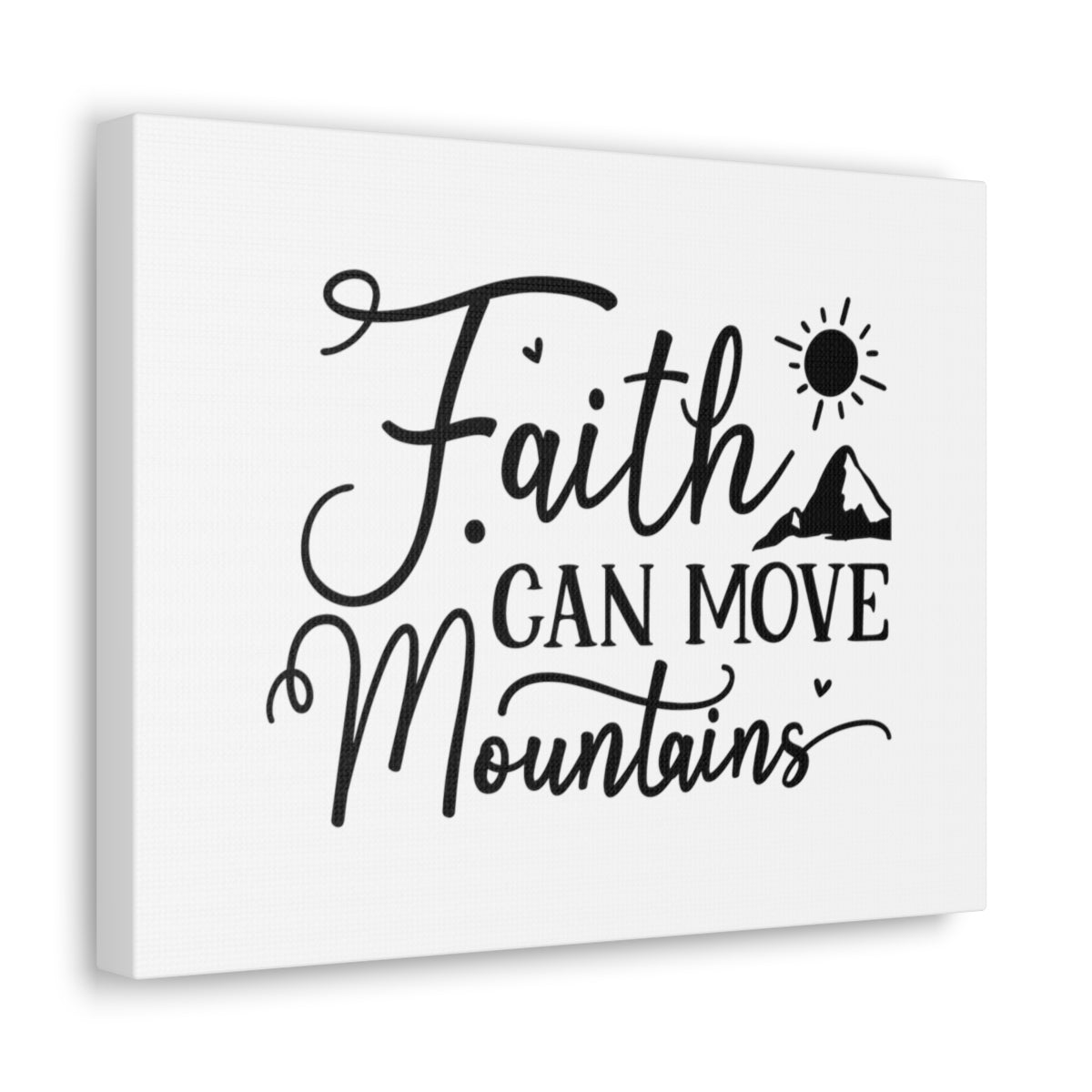 Scripture Walls Faith Mountains Mark 9:23 Christian Wall Art Bible Verse Print Ready to Hang Unframed-Express Your Love Gifts