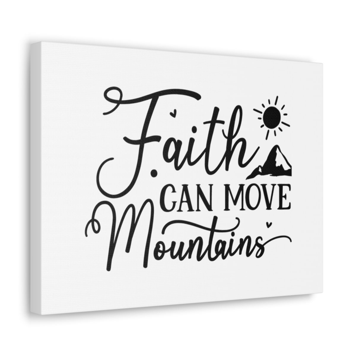 Scripture Walls Faith Mountains Mark 9:23 Christian Wall Art Bible Verse Print Ready to Hang Unframed-Express Your Love Gifts
