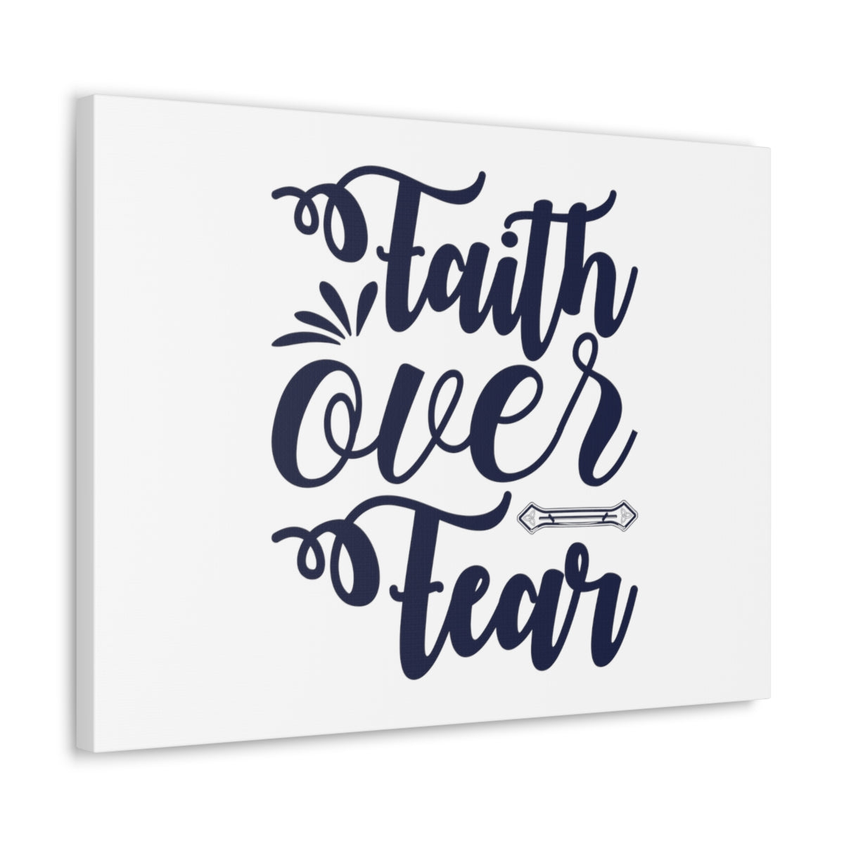 Scripture Walls Faith Over Fear DEUTERONOMY 31:6 Christian Wall Art Bible Verse Print Ready to Hang Unframed-Express Your Love Gifts