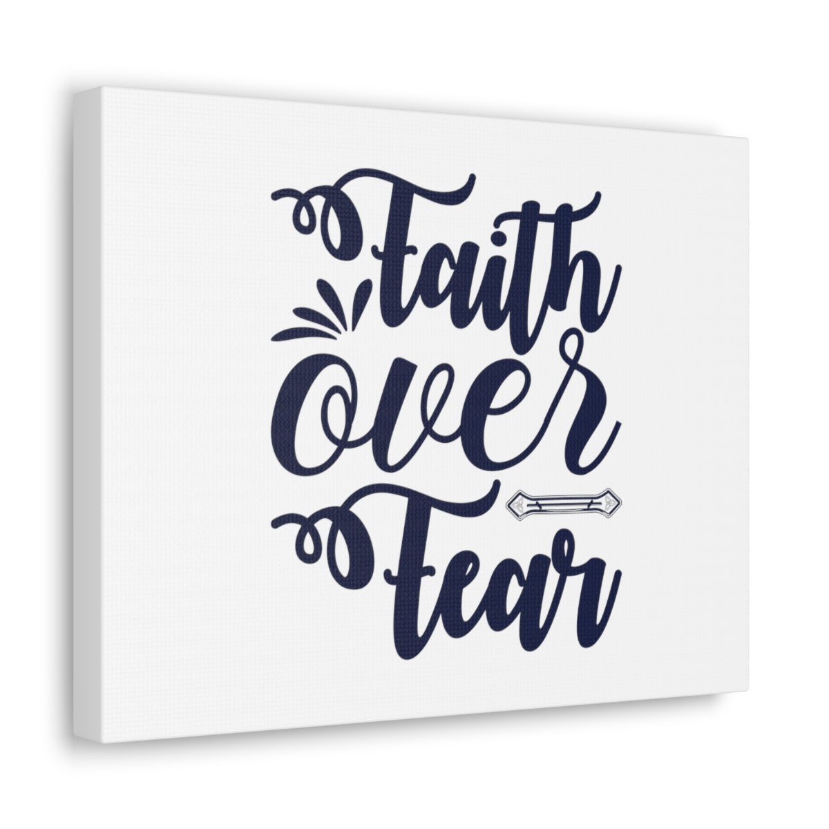 Scripture Walls Faith Over Fear DEUTERONOMY 31:6 Christian Wall Art Bible Verse Print Ready to Hang Unframed-Express Your Love Gifts