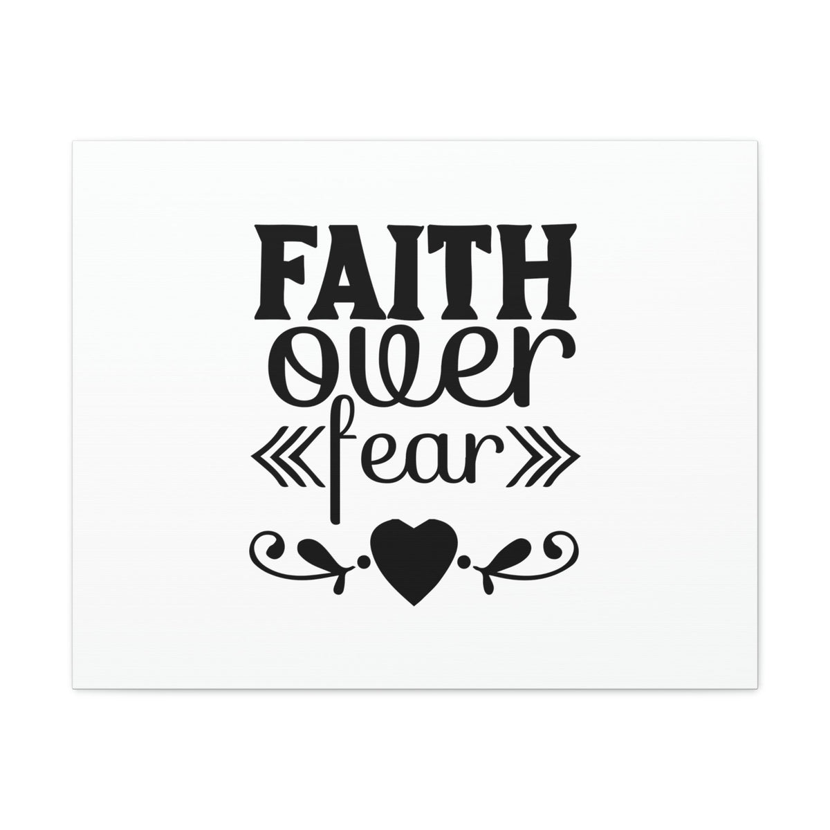 Scripture Walls Faith Over Fear Hebrews 11:1 Christian Wall Art Bible Verse Print Ready to Hang Unframed-Express Your Love Gifts