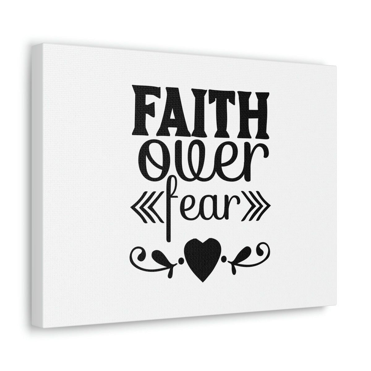 Scripture Walls Faith Over Fear Hebrews 11:1 Christian Wall Art Bible Verse Print Ready to Hang Unframed-Express Your Love Gifts
