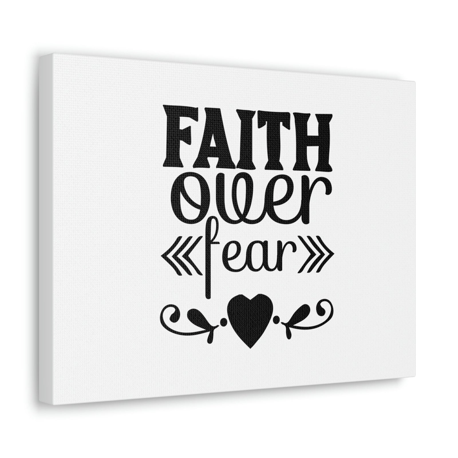 Scripture Walls Faith Over Fear Hebrews 11:1 Christian Wall Art Bible Verse Print Ready to Hang Unframed-Express Your Love Gifts