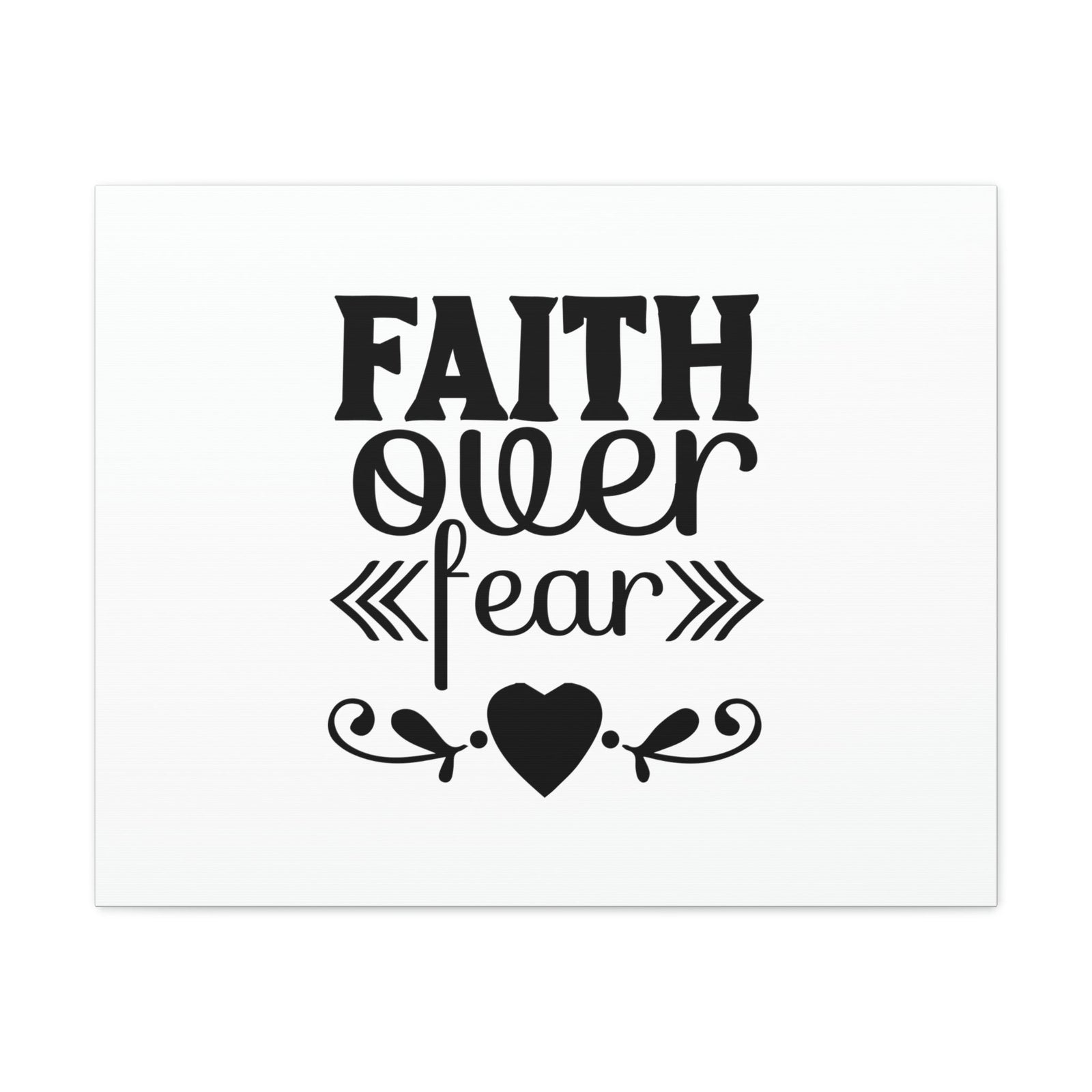 Scripture Walls Faith Over Fear Hebrews 11:1 Christian Wall Art Bible Verse Print Ready to Hang Unframed-Express Your Love Gifts