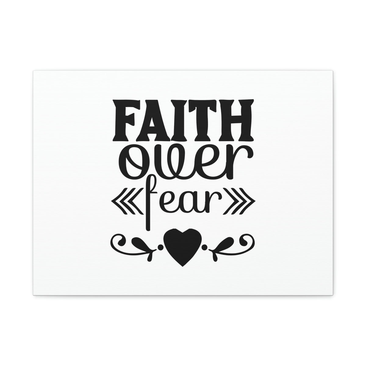 Scripture Walls Faith Over Fear Hebrews 11:1 Christian Wall Art Bible Verse Print Ready to Hang Unframed-Express Your Love Gifts