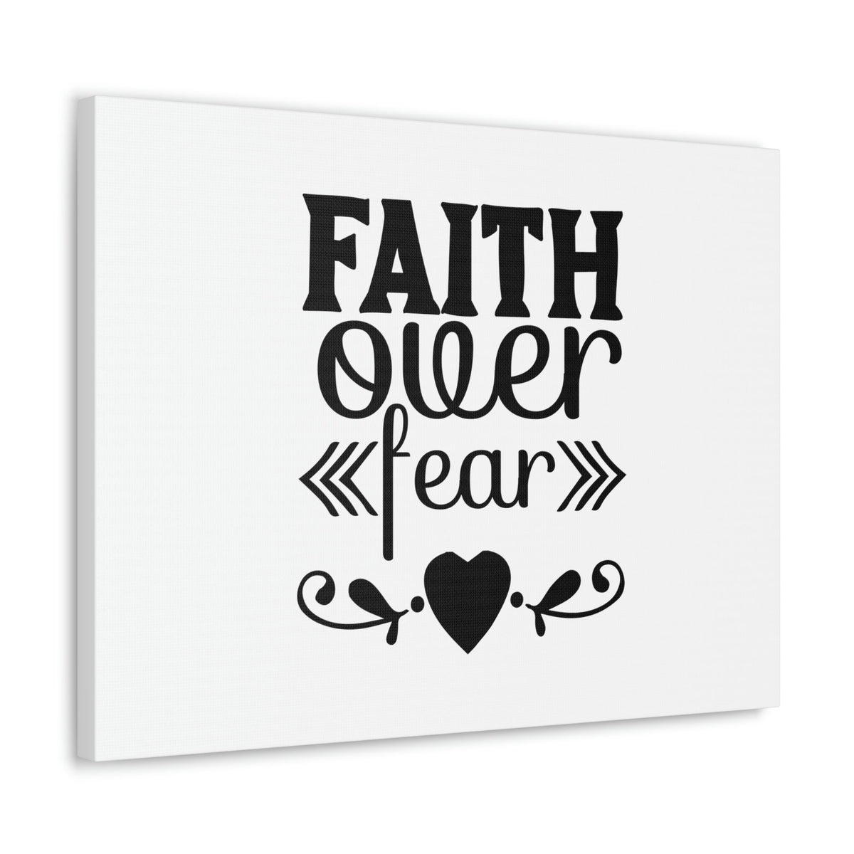 Scripture Walls Faith Over Fear Hebrews 11:1 Christian Wall Art Bible Verse Print Ready to Hang Unframed-Express Your Love Gifts
