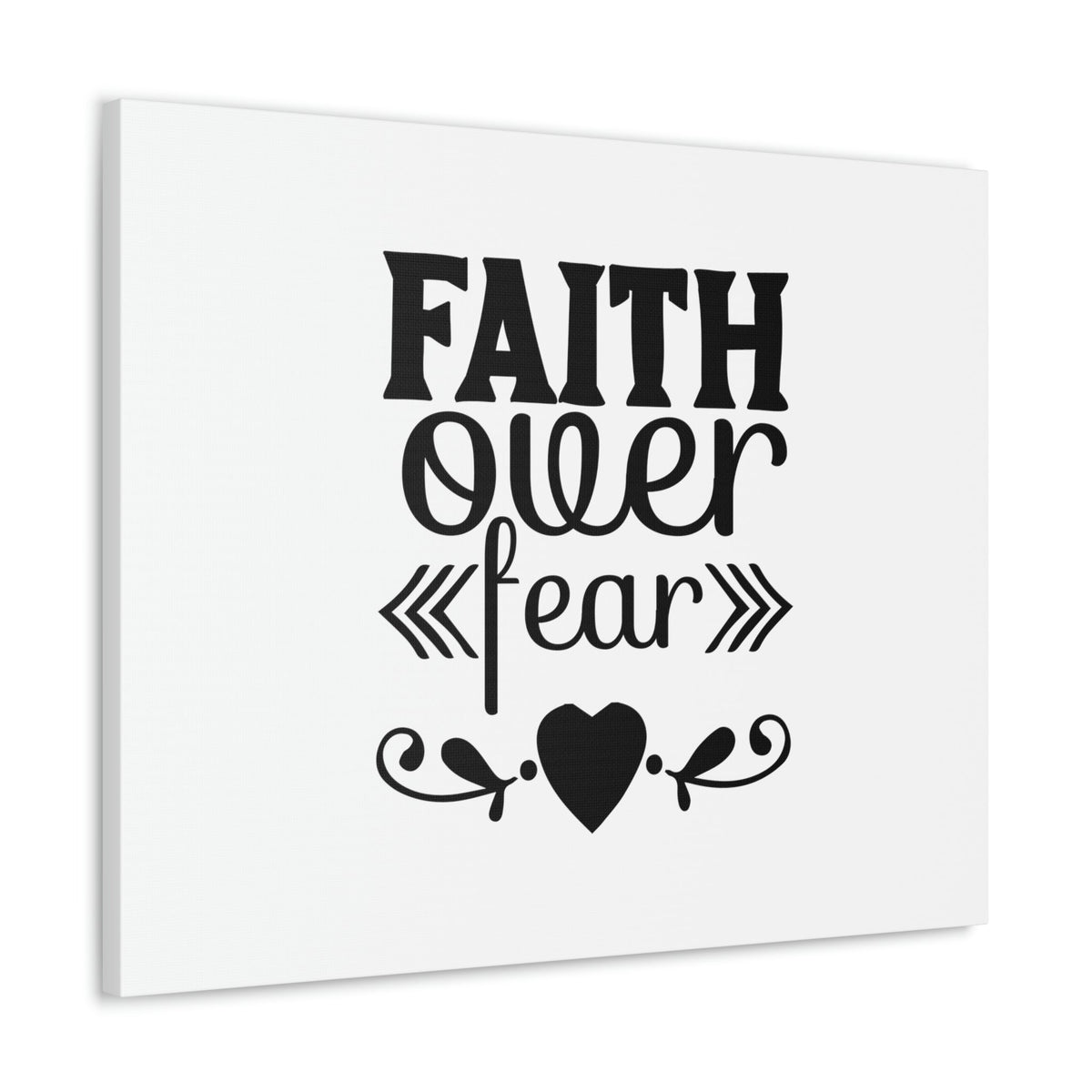 Scripture Walls Faith Over Fear Hebrews 11:1 Christian Wall Art Bible Verse Print Ready to Hang Unframed-Express Your Love Gifts