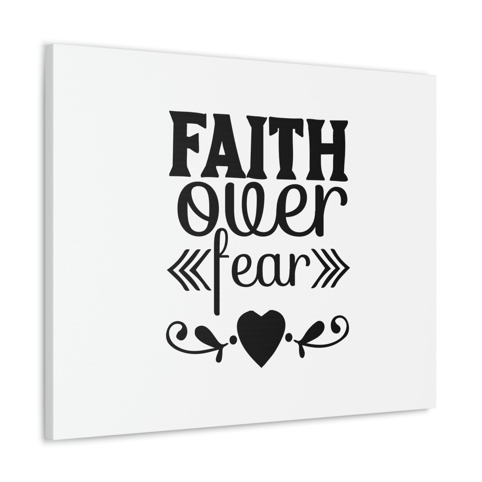Scripture Walls Faith Over Fear Hebrews 11:1 Christian Wall Art Bible Verse Print Ready to Hang Unframed-Express Your Love Gifts