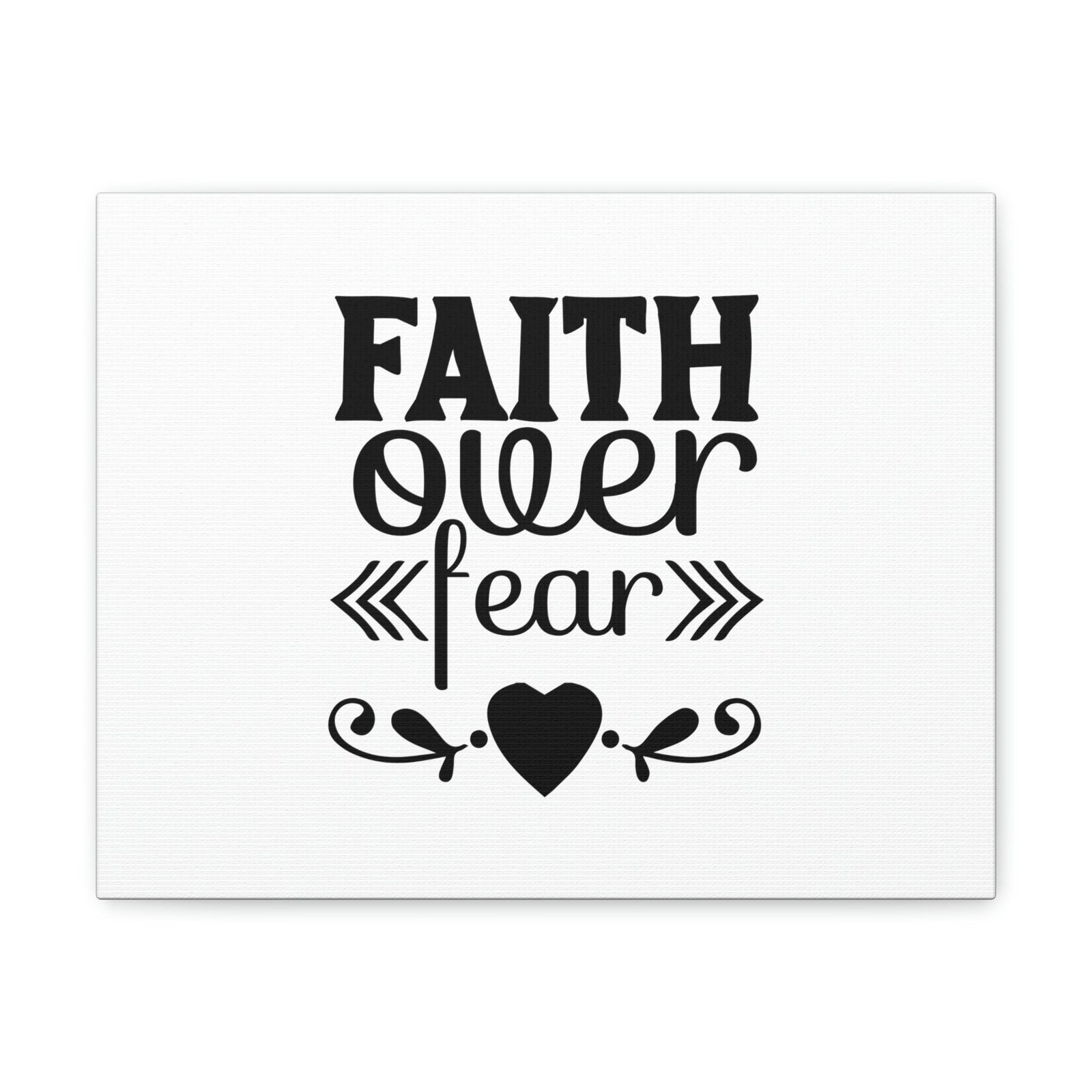 Scripture Walls Faith Over Fear Hebrews 11:1 Christian Wall Art Bible Verse Print Ready to Hang Unframed-Express Your Love Gifts