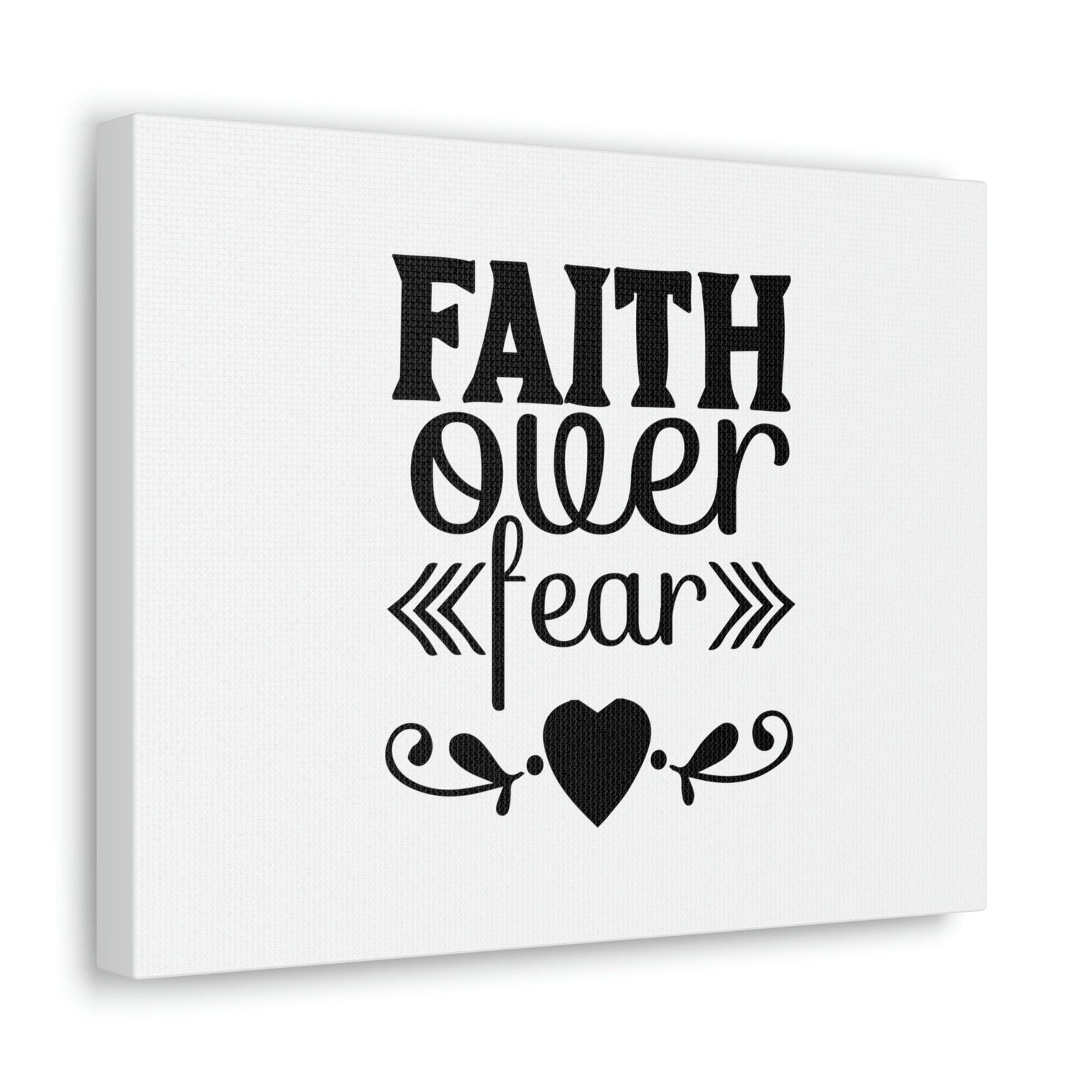 Scripture Walls Faith Over Fear Hebrews 11:1 Christian Wall Art Bible Verse Print Ready to Hang Unframed-Express Your Love Gifts