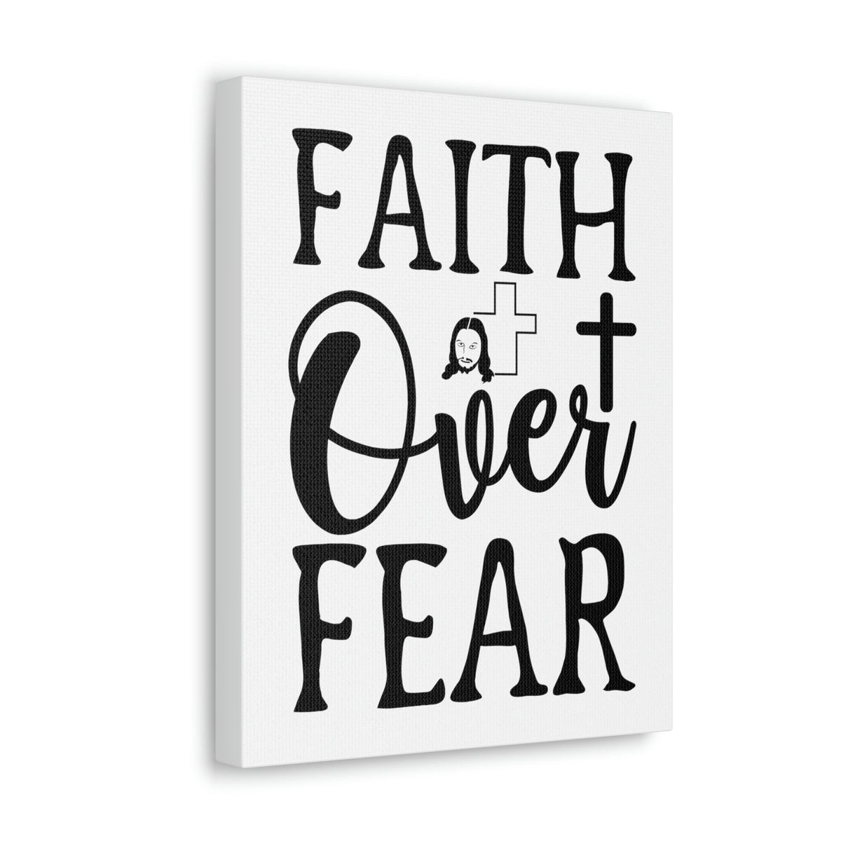 Scripture Walls Faith Over Fear Isaiah 41:10 Christian Wall Art Print Ready to Hang Unframed-Express Your Love Gifts