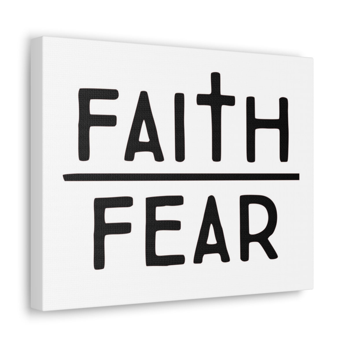 Scripture Walls Faith Over Fear Luke 12:4 Christian Wall Art Print Ready to Hang Unframed-Express Your Love Gifts