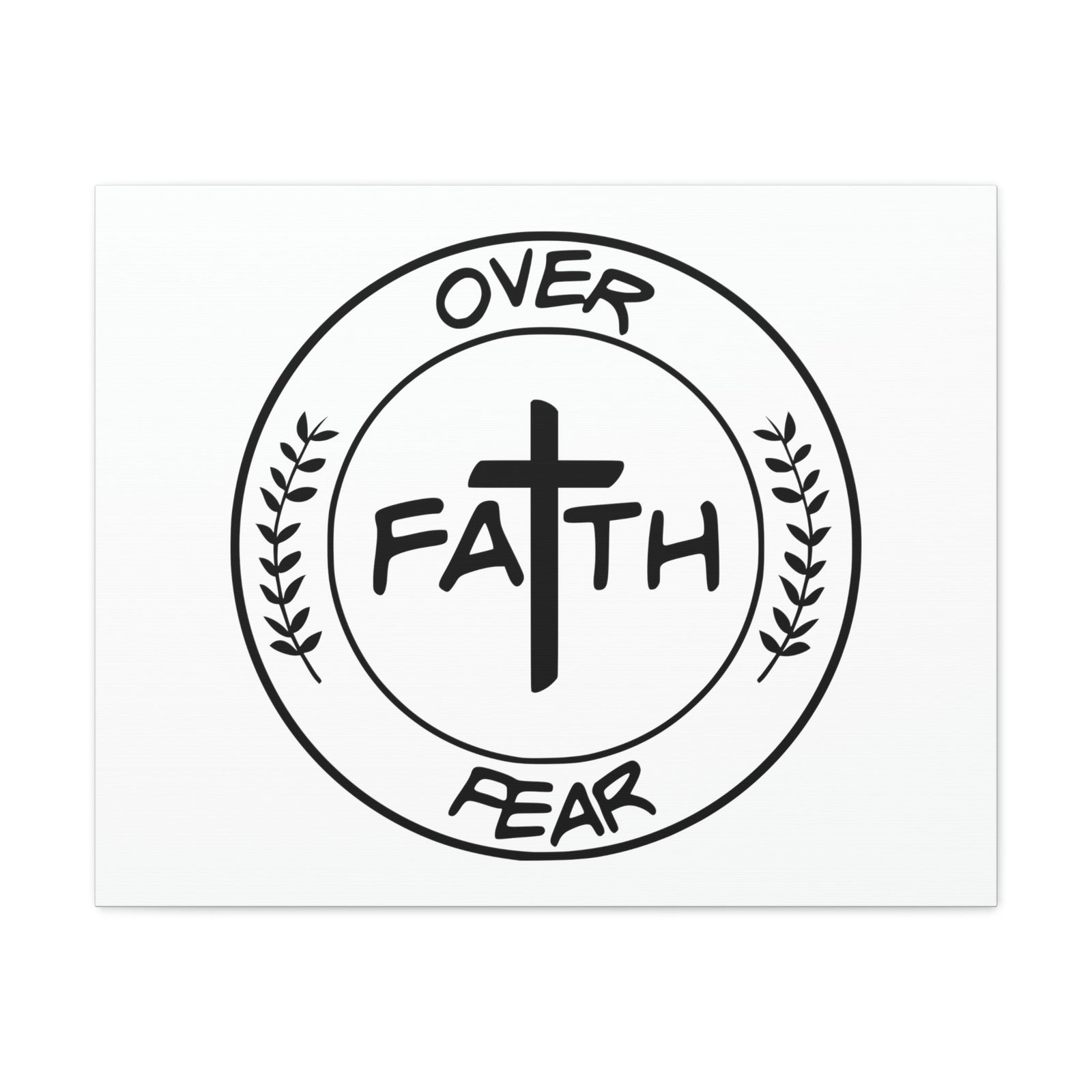 Scripture Walls Faith Over Fear MATTHEW 8:27 Christian Wall Art Print Ready to Hang Unframed-Express Your Love Gifts