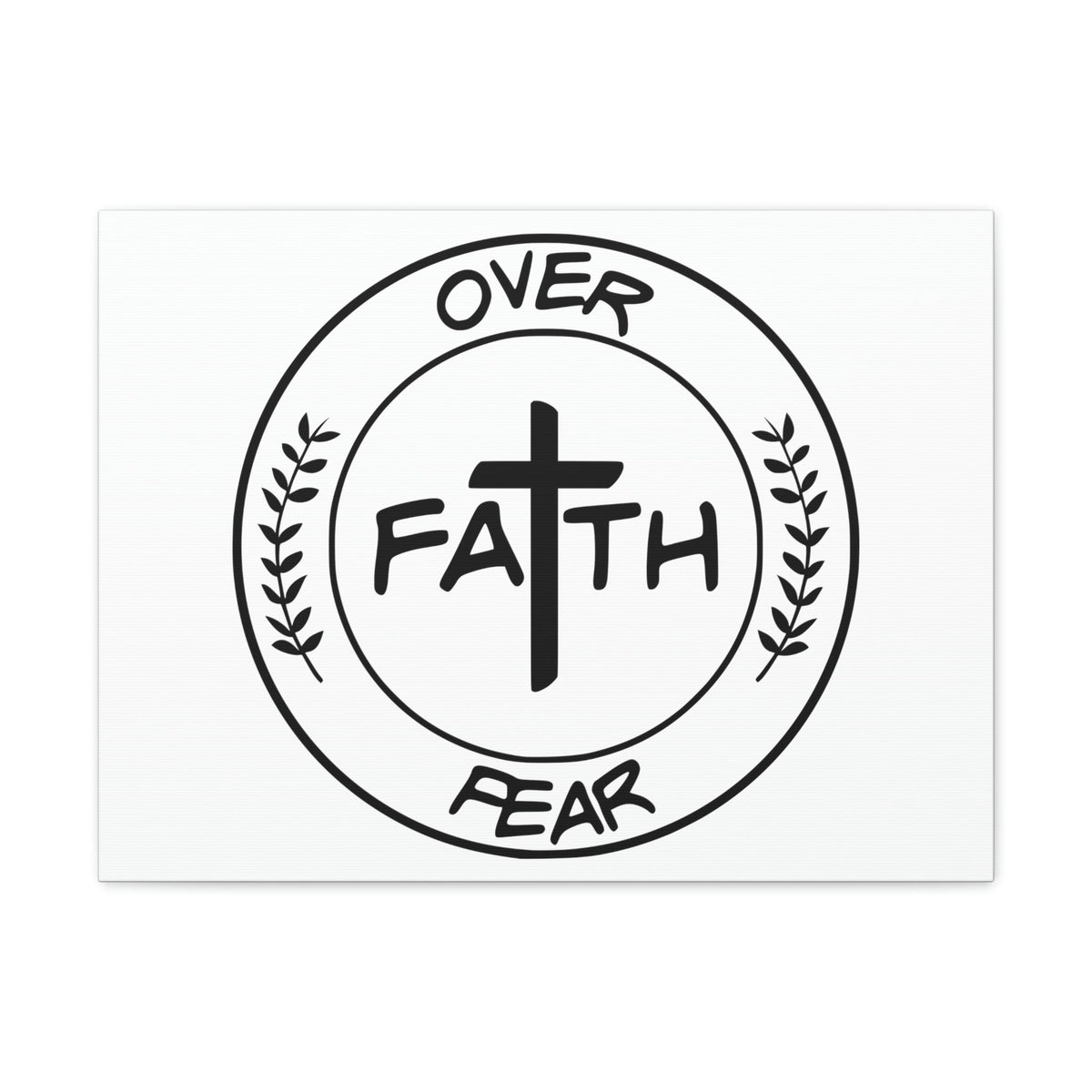 Scripture Walls Faith Over Fear MATTHEW 8:27 Christian Wall Art Print Ready to Hang Unframed-Express Your Love Gifts