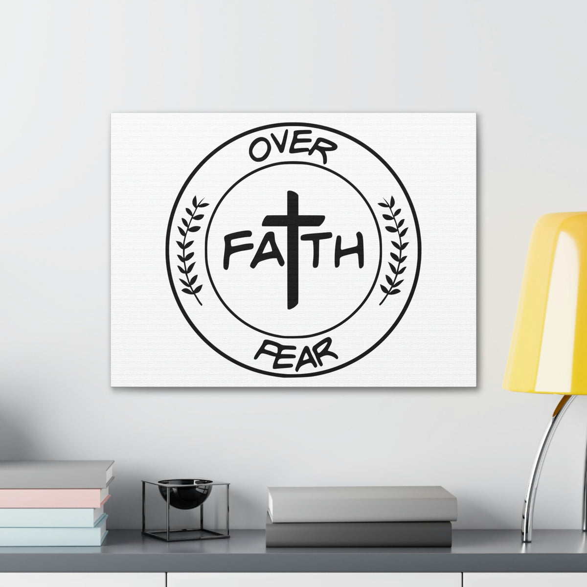 Scripture Walls Faith Over Fear MATTHEW 8:27 Christian Wall Art Print Ready to Hang Unframed-Express Your Love Gifts