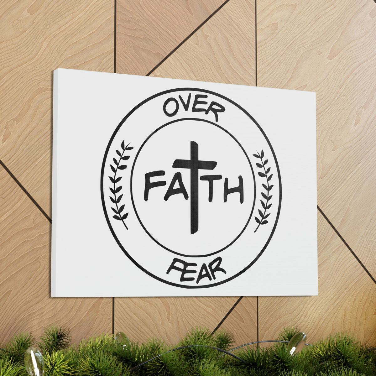 Scripture Walls Faith Over Fear MATTHEW 8:27 Christian Wall Art Print Ready to Hang Unframed-Express Your Love Gifts