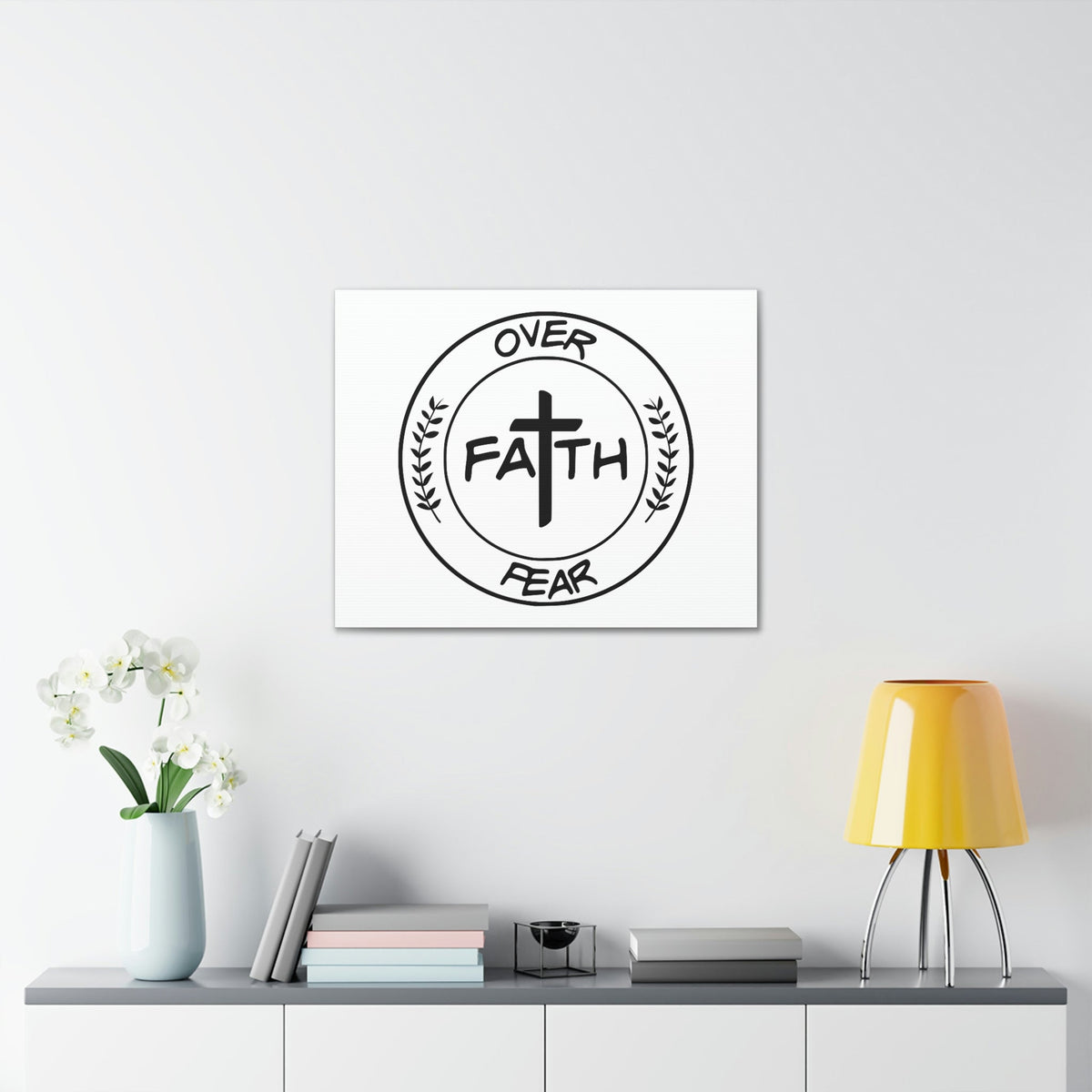 Scripture Walls Faith Over Fear MATTHEW 8:27 Christian Wall Art Print Ready to Hang Unframed-Express Your Love Gifts
