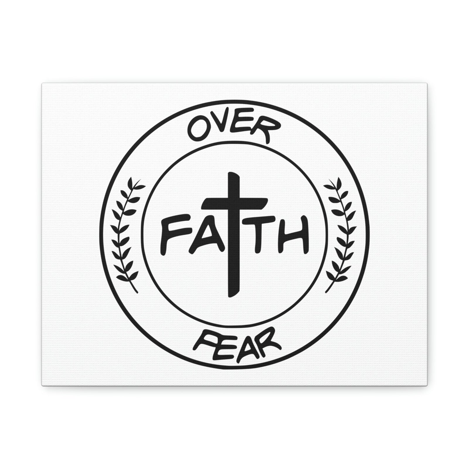 Scripture Walls Faith Over Fear MATTHEW 8:27 Christian Wall Art Print Ready to Hang Unframed-Express Your Love Gifts