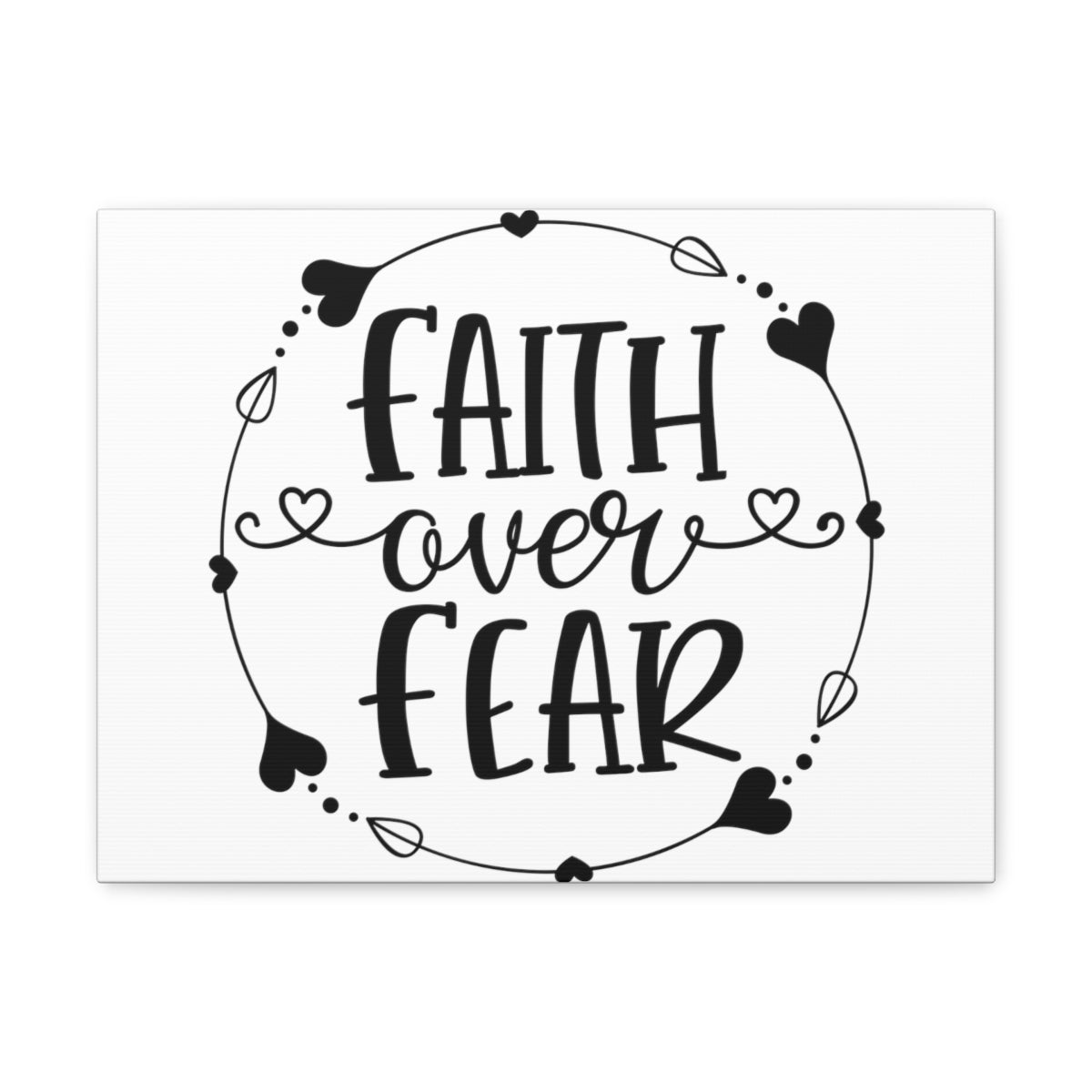 Scripture Walls Faith Over Fear Proverbs 29:25 Christian Wall Art Print Ready to Hang Unframed-Express Your Love Gifts